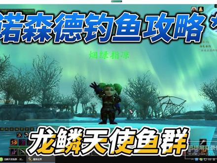诺森德钓鱼攻略之龙鳞天使鱼群.mp4 #魔兽世界 #巫妖王之怒怀旧服 #诺森德的召唤 #我的游戏秘籍 #钓鱼