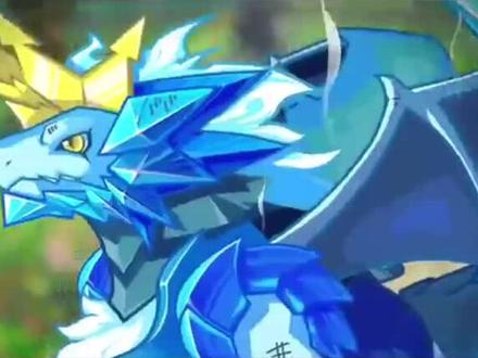 #洛克王国 #洛克王国冰龙王 #精灵王 #童年回忆 无论如何也要兑换一只冰龙王吧