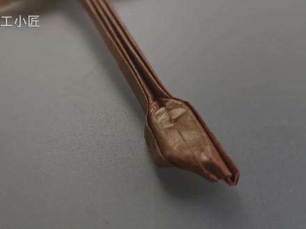 乐器折纸:教你折一个“电吉他”,简单易学,半张A4纸就可以做!