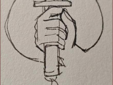 拿武器的手'邪修画法✧有步骤 #零基础学画画 #手绘过程#简笔画 #每日一画