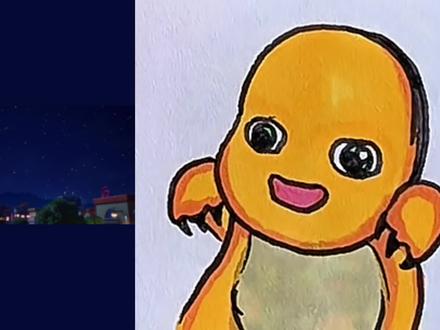 纵享丝滑般的奶龙。 #简笔画