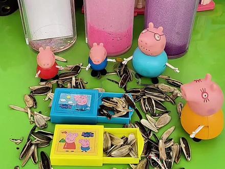 倒霉的猪爸爸。#流沙文具盒#小猪佩奇搞笑配音 #创作者中心 #创作灵感 @DOU+小助手