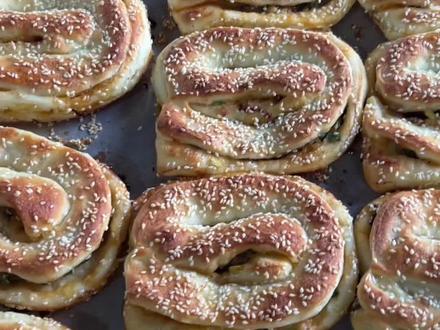 鲜肉锅盔是怎么做的,今天来看看#鲜肉锅盔#制作过程