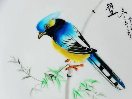 #创作灵感 #李江榕果酱画 #果酱画 果酱画鸟完整版画法