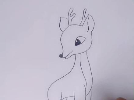 一起来画简笔画~梅花鹿!🦌🦌今天你学会了吗?😜