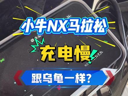 小牛NX马拉松充电慢的跟乌龟一样? #小牛NX马拉松 #小牛电动 #小牛nx马拉松 #磷酸铁锂