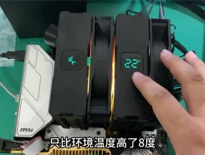 次旗舰风冷遇上次旗舰CPU会如何?九州风神AG620数显版上手体验! #cpu #散热器
