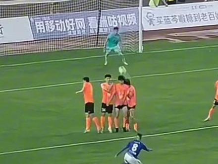 武汉这记任意球确实精彩⚽️ 朋友们,如果是杨子豪,这球能进吗? #真实生活分享计划 #楚超 #楚超襄阳vs武汉 #武汉vs襄阳比分 #襄阳守门员杨子豪