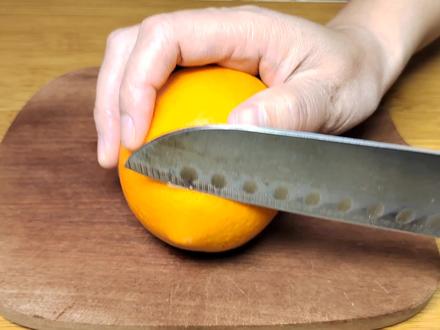 原来这才是橙子的正确切法,不脏手,不流汁,简单又好看
