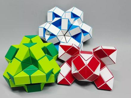 魔尺变花,在小小的花园里面,挖呀挖呀挖 #魔尺 #百变魔尺 #挖呀挖呀挖