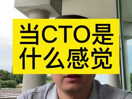 当CTO是什么感觉 #职业规划 #程序员 #CTO #编程 #码农 #技术管理 #团队管理