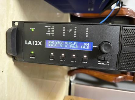 用LA network manager软件
更新LA12X功放固件#阿酷司音响