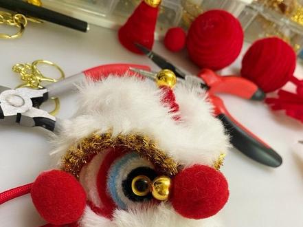 有手就会的醒狮挂件教程✅#创作灵感 #手作diy #手工制作 #手工diy #醒狮