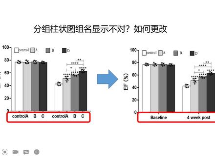 分组柱状图组名不对如何修改 #研途指南 #graphpadprism #分组柱状图