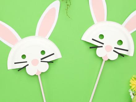 趣味DIY:可爱小兔面具