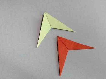 纸飞镖的折法,简单的燕尾飞镖折纸,小朋友喜欢的玩具#折纸教程 #折纸 #手工 #折纸玩具