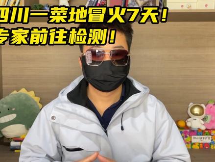四川一菜地冒火7天!专家前往检测!