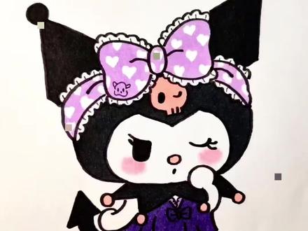 酷洛米简笔画#美乐蒂酷洛米#库洛米