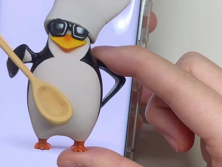 鬼点子生成中☝️#品鉴中 #企鹅#企鹅表情包 #手工#高雅人士