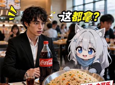 白子自助餐趣事#白子#小白子#二次元#温馨治愈#即梦(注意:本视频角色均已成年且为Al生成的虚拟Q版二创,请注意识别!本视频仅供娱乐,无不良引导,请勿模仿!)