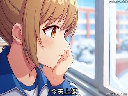 小U今天上课偷偷做猪妞最爱的芝士土豆泥火鸡面 #ai创作浪潮计划 #美食 #动漫 #火鸡面 #猪妞