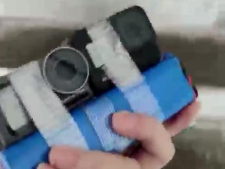 使用Gopro8的陀螺仪数据给Action进行Gyroflow软件后期增稳测试,软件并没有内置Action一代相机的镜头数据 #运动相机 #gopro #大疆