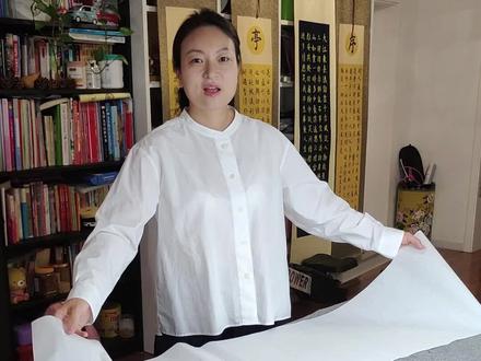 四尺对开宣纸,如何叠30个格子,写一首7言诗#星河知识计划 #渊博文化星 #传统文化