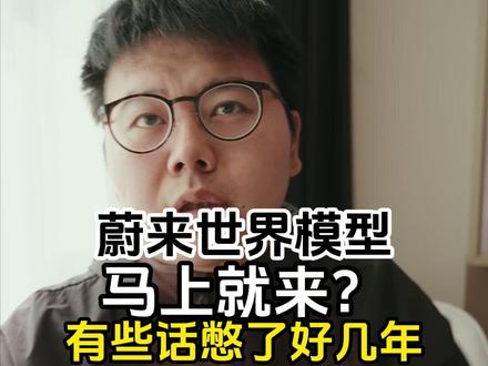 蔚来世界模型马上就来?有些话憋了好几年 #蔚来 #蔚来世界模型 #辅助驾驶 #大林子爱加电