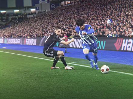 “他强任他强 我有三球王” #三笘薰 #足球