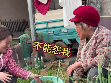 听说韭菜不能种院子里,婆婆立马把长了三年的韭菜拔出来