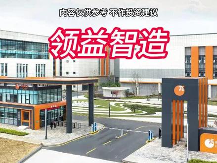 每天分析一家上市公司 #领益智造