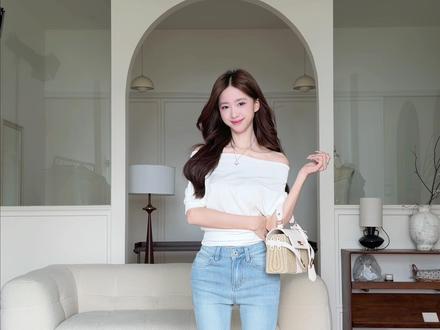 气质姐感穿搭#基础简单高级牛仔裤 #夏天该有的样子 #夏季穿搭