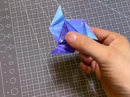 好玩的指尖陀螺,用一张纸就能完成#手工diy #折纸 #指尖陀螺