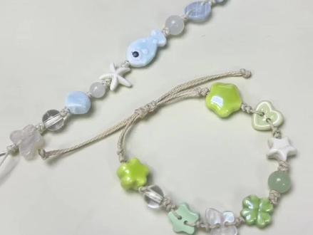 陶瓷手绳教程来咯#手工diy #教程 #手绳 #蝴蝶