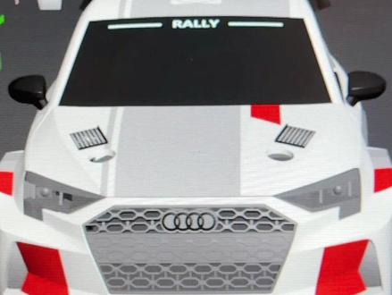 奥迪A3飞驰人生版模型车壳 #汽车模型 #模型制作 #RC #车壳 #飞驰人生
