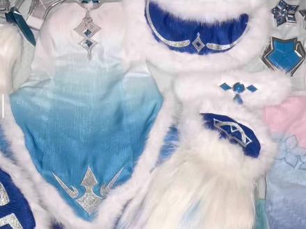 雾都王昭君原皮cos服测评 衣服整体很闪版型很好@雾都动漫店 #雾都cos #王昭君 #原皮 #cos服测评