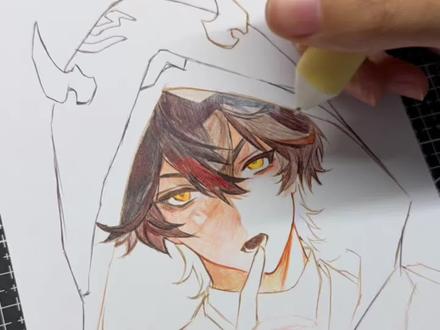 这居然是圆珠笔画的?!
#超自然行动组#开学后全在玩超自然 #蓝果十色圆珠笔 #蓝果圆珠笔 #圆珠笔绘画