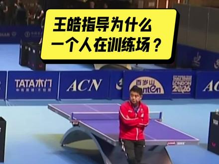 王皓指导为什么一个人在训练场?梁靖崑逆转之路。#中国男团对阵法国