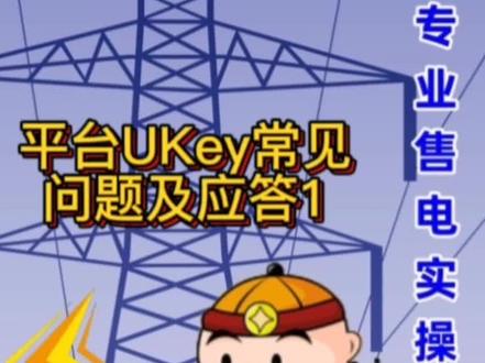 平台Ukey常见问题及应答#专业的事交给专业的人 #售电培训 #数字证书