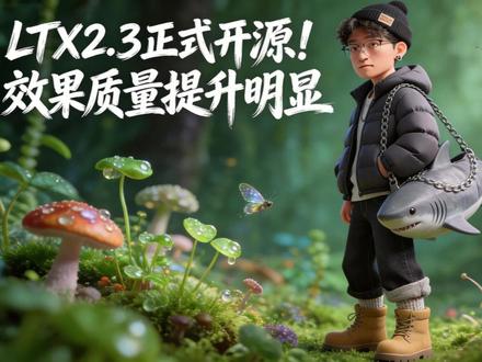 LTX2.3开源!音频更干净,效果超惊艳! ComfyUI LTX2.3详细解读,手把手教学!#ComfyUI #科技 #AI视频 #AI #LTX23