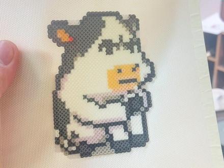 新手的包子们建议选一些小图试一下再尝试大图#拼豆 #晒出你们的diy #DIY戒指 #DIY陶艺 #萧县