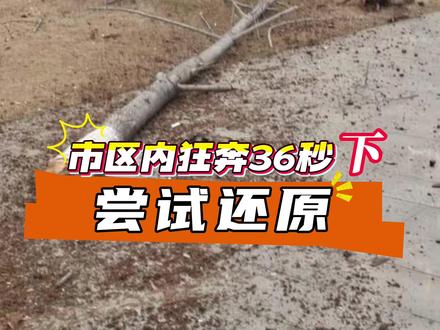 市区内狂奔36秒,时速达100+(下) 到底发生了什么?#行车安全 #交通安全 #事故 #汽车人共创计划