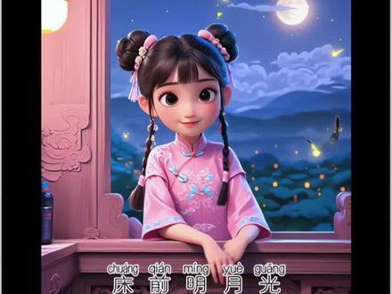 启蒙儿童古诗词动画视频AI教程 #即梦ai #即梦ai生成视频教程