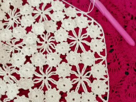 梅花衣教程32(教程结束)#钩针编织 #钩织教程