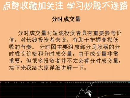 3分钟详细讲解分时成交量对应的股价变化。#财经知识 #股票 #股民 #财经