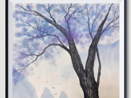 一分钟教你画古风美女#意境 #带你走进画里 #治愈系 #抖音青年艺术家计划