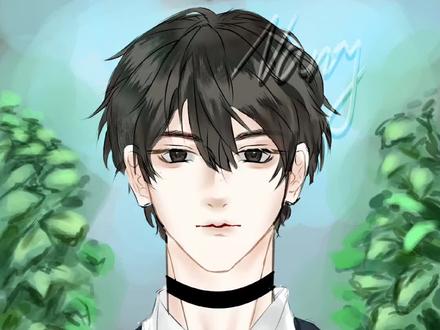 求义诊。。可能到瓶颈期了吧哈哈哈...我真要转行画萌妹了....#温然#同人#囚于永夜#绘画过程#画渣