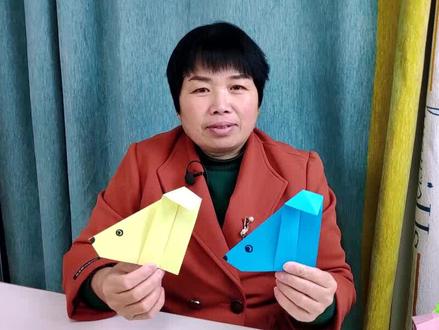 笨笨的北极熊很漂亮,教大家折一只北极熊,简单易学 #儿童手工 #折纸 #亲子手工 #手工制作