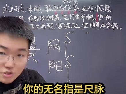 #伤寒论#张仲景#阴阳脉法#涨知识#小王老师说经方 仲景的阴阳脉法解析