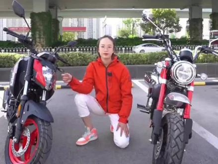如果你对腿长不够自信的,又想拥有一台摩托车,不妨看看这两款,万金油!#机车 #摩托 #小摩托 #春风狒狒st